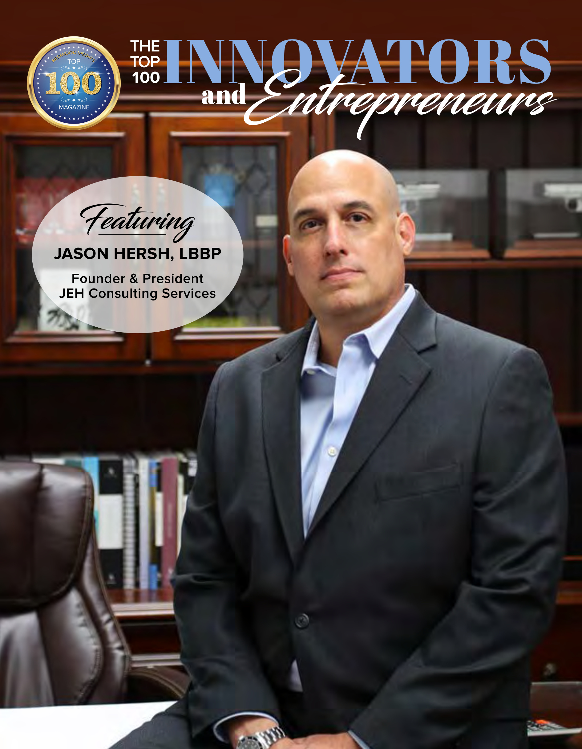 Jason Hersh, Founder & President of JEH Consulting Services, featured on a magazine cover